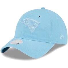 Женская светло-голубая женская бейсболка New England Patriots Color Pack Brights 9TWENTY с регулируемой головкой New Era