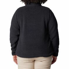 Женский пуловер с молнией 1/4 Columbia Plus West Bend Columbia, черный