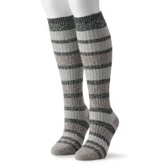 Женские носки до колена в полоску, 2 пары колумбийских носков Columbia, черный