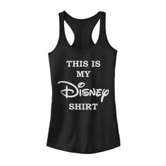 Майка-рубашка для юниоров Disney This Is My Disney Shirt Licensed Character, черный