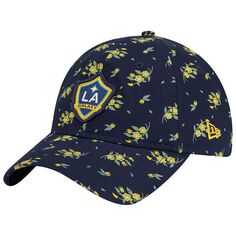 Женская регулируемая шляпа New Era Navy LA Galaxy Bloom 9TWENTY New Era