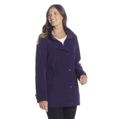Женская непромокаемая куртка на подкладке с капюшоном Gallery Gallery, фиолетовый
