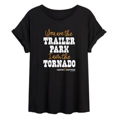 Юниорская футболка Yellowstone Tornado с струящимся рисунком Licensed Character