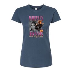 Облегающая футболка Whitney Houston Every Woman для юниоров Licensed Character, синий