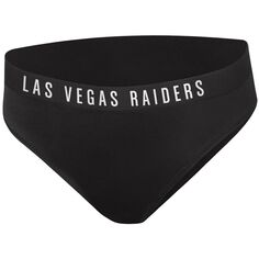 Женские плавки бикини G-III 4Her от Carl Banks, черные плавки бикини Las Vegas Raiders All-Star G-III