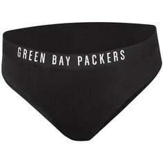 Женские плавки бикини G-III 4Her от Carl Banks Black Green Bay Packers All-Star G-III