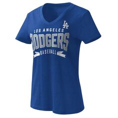 Женская футболка G-III 4Her от Carl Banks Royal Los Angeles Dodgers Dream Team с v-образным вырезом G-III