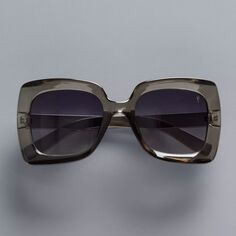 Женские солнцезащитные очки Simply Vera Vera Wang Kym большого размера из пластика квадратной формы 22 мм Simply Vera Vera Wang