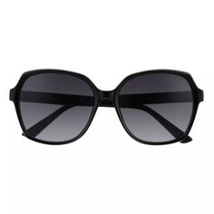 Женские большие солнцезащитные очки-бабочки Skechers, размер 58 мм Skechers, черный
