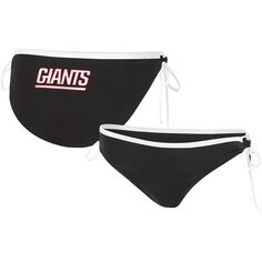 Женские плавки бикини G-III 4Her от Carl Banks Black New York Giants Perfect Match. G-III