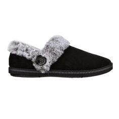 Женские тапочки Skechers Cozy Campfire Fresh Toast Skechers, черный