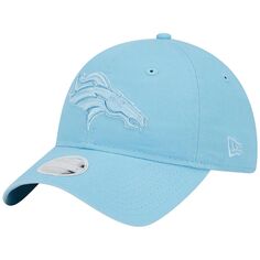 Женская регулируемая шапка New Era Light Blue Denver Broncos Color Pack Brights 9TWENTY New Era