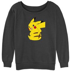 Махровый свитшот с напуском и рисунком Pokémon Cute Pikachu для юниоров Licensed Character