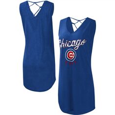 Женское пляжное пляжное платье с v-образным вырезом G-III 4Her от Carl Banks Royal Chicago Cubs Game Time G-III
