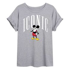 Легендарная детская футболка Disney&apos;s Mickey Mouse с струящимся рисунком Микки Мауса Licensed Character
