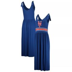 Женское платье макси G-III 4Her от Carl Banks Royal New York Mets Game Over G-III