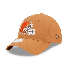 Женская регулируемая шапка New Era Brown Cleveland Browns Core Classic 2.0 9TWENTY New Era