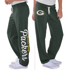 Женские брюки G-III 4Her от Carl Banks зеленые флисовые брюки Green Bay Packers Scrimmage G-III