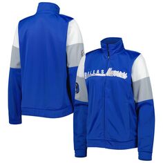 Женская спортивная куртка с молнией во всю длину G-III 4Her by Carl Banks Blue Dallas Mavericks Change Up G-III