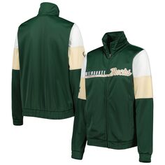 Женская спортивная куртка с молнией во всю длину G-III 4Her от Carl Banks Hunter Green Milwaukee Bucks Change Up G-III