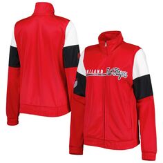 Женская спортивная куртка с молнией во всю длину G-III 4Her by Carl Banks Red Portland Trail Blazers Change Up G-III