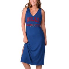 Женское тренировочное платье макси с v-образным вырезом G-III 4Her by Carl Banks Royal Buffalo Bills G-III