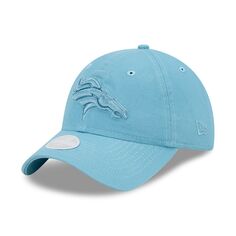 Женская регулируемая шляпа New Era светло-синяя Denver Broncos Core Classic 2.0 в тон 9TWENTY New Era