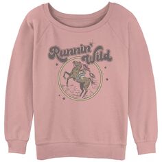 Пуловер из махровой ткани с напуском и рисунком для юниоров Runnin&apos; Wild Redux Circle Logo Licensed Character