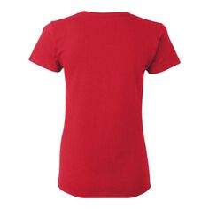 Женская футболка Gildan из плотного хлопка Gildan, светло-розовый