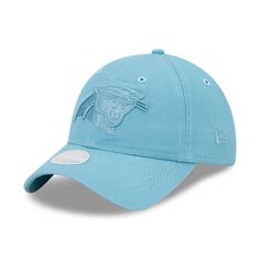 Женская регулируемая шляпа New Era Blue Carolina Panthers Core Classic 2.0 в тон 9TWENTY New Era