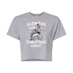Укороченная футболка с рисунком Dr. Seuss &quot;Christmas Cheer&quot; для юниоров Licensed Character