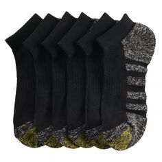 Женские носки GOLDTOE Eco Cool с низким вырезом, 6 шт. GOLDTOE, черный