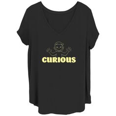 Детская футболка больших размеров с контурным рисунком Curious George Licensed Character
