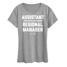 Женская футболка с рисунком «Офис-помощник регионального менеджера» Licensed Character