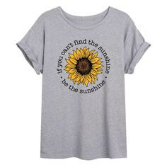 Детская футболка оверсайз с рисунком Be The Sunshine Licensed Character