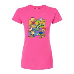 Облегающая футболка Nickelodeon Rocket Power Grid для юниоров Nickelodeon, розовый