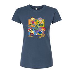 Облегающая футболка Nickelodeon Rocket Power Grid для юниоров Nickelodeon, синий