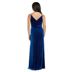 Женское вечернее платье Nightway из эластичного бархата с искусственным запахом Nightway