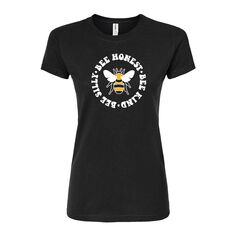 Облегающая футболка для юниоров &quot;Bee Honest Bee Kind&quot; Licensed Character