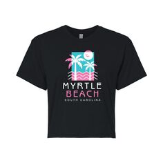 Укороченная футболка с рисунком Myrtle Beach для юниоров Licensed Character