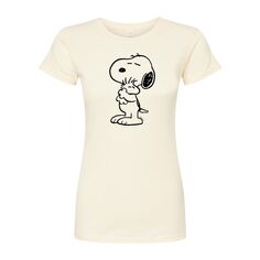 Облегающая футболка Peanuts Snoopy Woodstock для юниоров Licensed Character