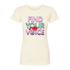 Облегающая футболка Disney&apos;s The Little Mermaid Your Voice для юниоров Licensed Character