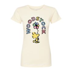 Юниорская футболка Peanuts Woodstock с цветочным принтом и графическим рисунком Licensed Character