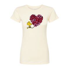 Детская футболка с цветочным принтом «Арахис» и сердечком Licensed Character
