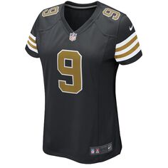 Женская черная альтернативная игровая майка Nike Drew Brees New Orleans Saints Nike