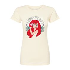 Шикарная приталенная футболка Disney&apos;s The Little Mermaid для юниоров Licensed Character
