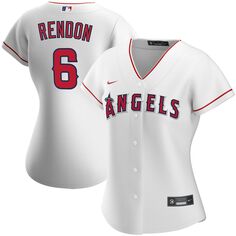 Женская белая домашняя футболка Nike Anthony Rendon Los Angeles Angels Replica Player Nike