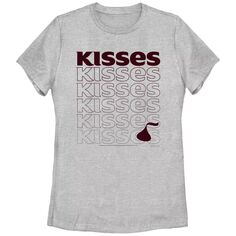 Футболка Hershey&apos;s Kisses Stacked Kisses для юниоров с графическим рисунком Hershey&apos;s Hershey's