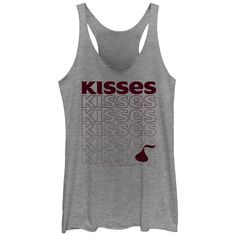 Майка Hershey&apos;s Kisses Stacked Kisses для юниоров Racerback Hershey&apos;s Hershey's