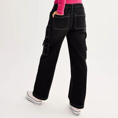 Мешковатые джинсы-карго SO для юниоров с низкой посадкой SO